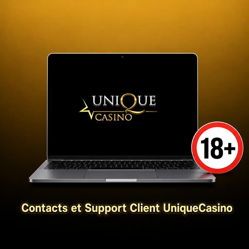 Support client UniqueCasino disponible 24/7